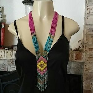 Beaded Necklace with extender